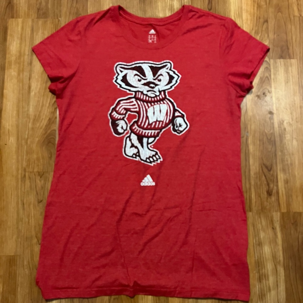 Adidas Wisconsin Badgers Tee